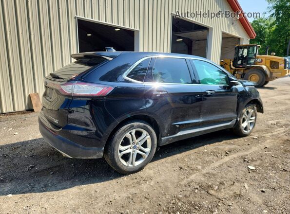 2FMPK4K9XJBB20038 2018 FORD EDGE Black Вид спереду