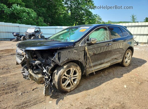 2FMPK4K9XJBB20038 2018 FORD EDGE Black Задня ліва чверть