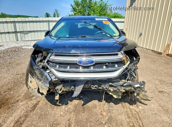 2FMPK4K9XJBB20038 2018 FORD EDGE Black Вид задньої частини салону