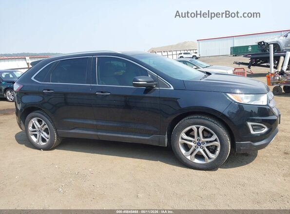 2FMPK4K9XJBC15800 2018 FORD EDGE Black Rear interior view