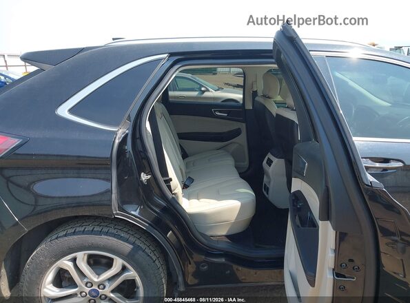 2FMPK4K9XJBC15800 2018 FORD EDGE Black VIN sticker view