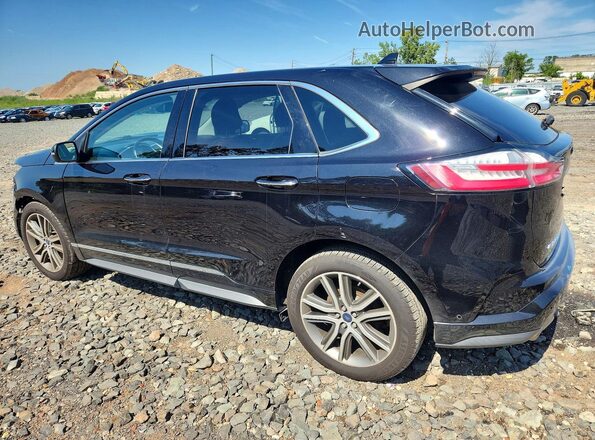 2FMPK4K9XKBB72979 2019 FORD EDGE Black Tył lewy