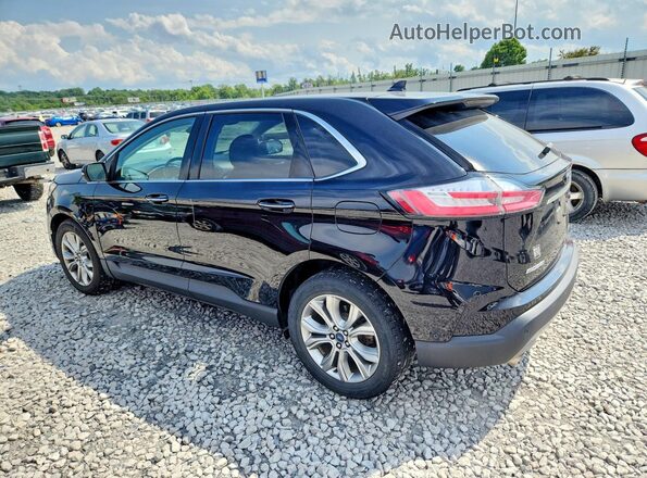 2FMPK4K9XKBC27933 2019 FORD EDGE Black უკანა მარცხენა