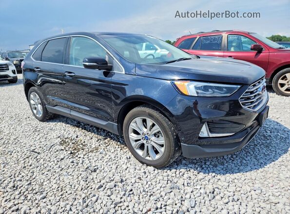 2FMPK4K9XKBC27933 2019 FORD EDGE Black წინა მარჯვენა