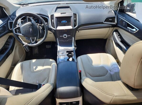 2FMPK4K9XLBA40838 2020 FORD EDGE Серый Вид панели приборов