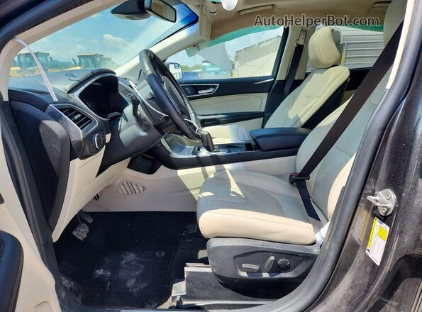 2FMPK4K9XLBA40838 2020 FORD EDGE Серый Вид салона спереди
