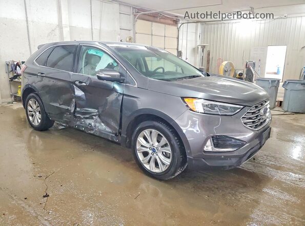 2FMPK4K9XLBA40838 2020 FORD EDGE Серый Передняя правая четверть