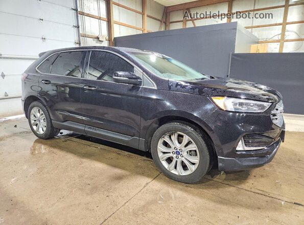 2FMPK4K9XLBA72351 2020 FORD EDGE Black Delantero derecho