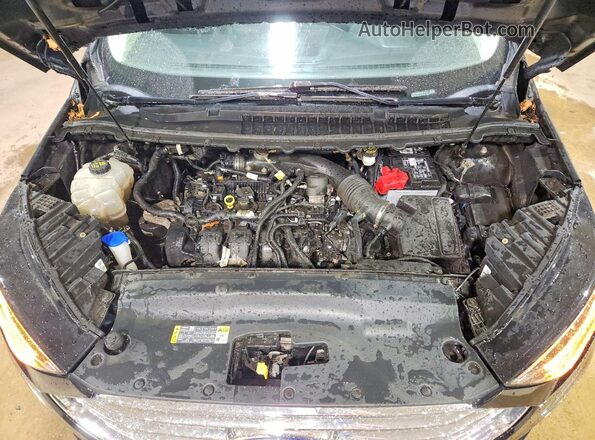 2FMPK4K9XLBA72351 2020 FORD EDGE Black Vista del compartimento del motor