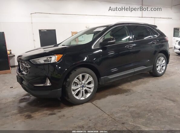 2FMPK4K9XLBB55939 2020 FORD EDGE Black Przód lewy