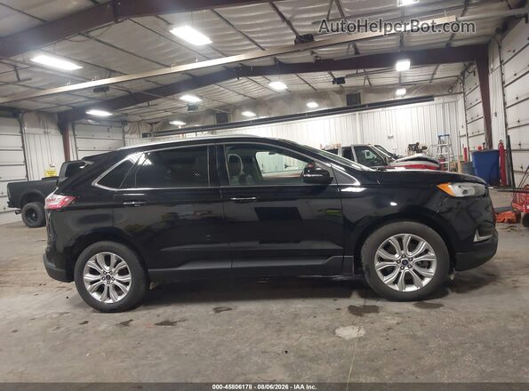 2FMPK4K9XLBB55939 2020 FORD EDGE Black Widok wnętrza z tyłu