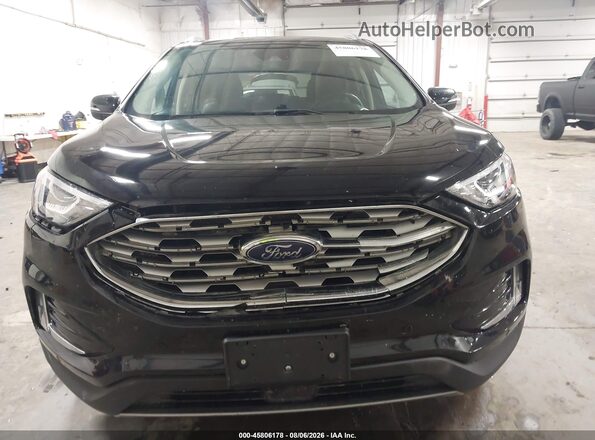 2FMPK4K9XLBB55939 2020 FORD EDGE Black Widok zestawu wskaźników