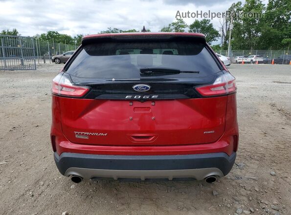 2FMPK4K9XNBA53026 2022 FORD EDGE Red Հետևի տեսք
