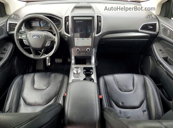 2FMPK4K9XNBA53026 2022 FORD EDGE Red Առջևի վահանակի տեսք