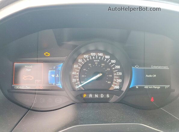 2FMPK4K9XNBA99441 2022 FORD EDGE Gray Widok zestawu wskaźników