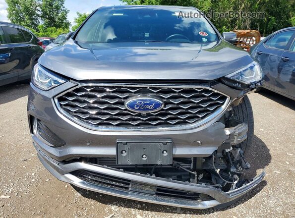 2FMPK4K9XNBA99441 2022 FORD EDGE Gray Widok z przodu