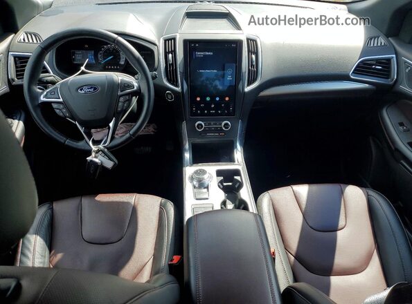 2FMPK4K9XNBA99441 2022 FORD EDGE Gray Widok deski rozdzielczej