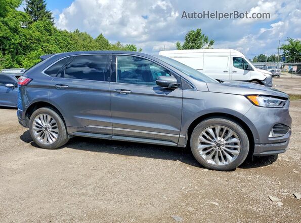 2FMPK4K9XNBA99441 2022 FORD EDGE Gray Przód prawy