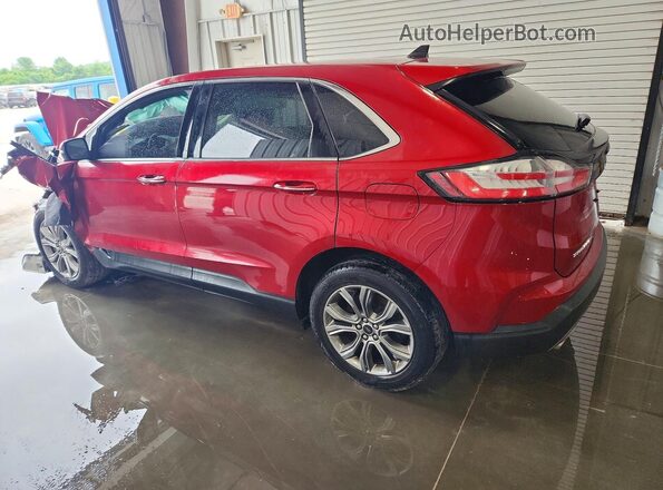 2FMPK4K9XPBA15413 2023 FORD EDGE Красный Задняя левая четверть