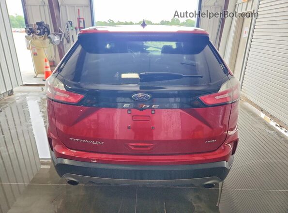 2FMPK4K9XPBA15413 2023 FORD EDGE Красный Вид сзади
