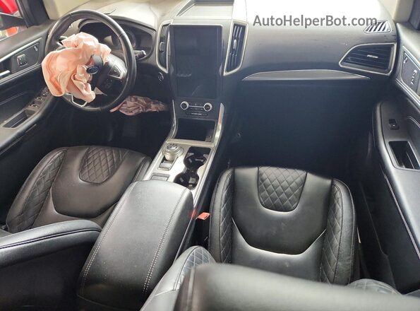 2FMPK4K9XPBA15413 2023 FORD EDGE Красный Вид панели приборов