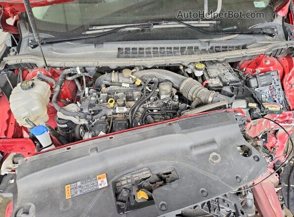 2FMPK4K9XPBA15413 2023 FORD EDGE Красный Вид задней части салона