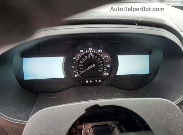 2FMPK4K9XRBA63156 2024 FORD EDGE White Instrument cluster view