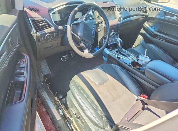 2FMTK4AP2FBB84676 2018 FORD EDGE Brown Dashboard view