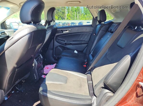 2FMTK4AP2FBB84676 2018 FORD EDGE Brown Rear seats view
