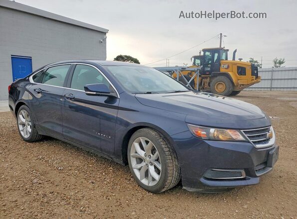2G1105S30H9101199 2017 CHEVROLET IMPALA Blue Передня права чверть