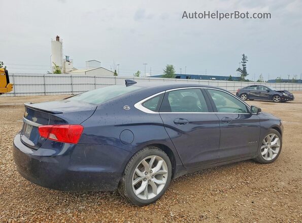 2G1105S30H9101199 2017 CHEVROLET IMPALA Blue Задня права чверть