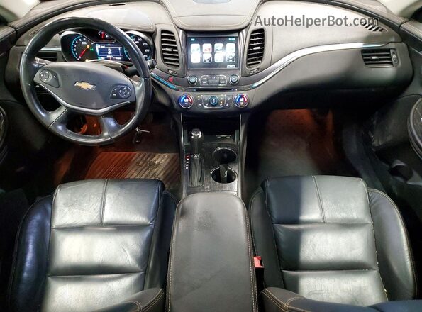 2G1105S30H9101199 2017 CHEVROLET IMPALA Blue Вид панелі приладів