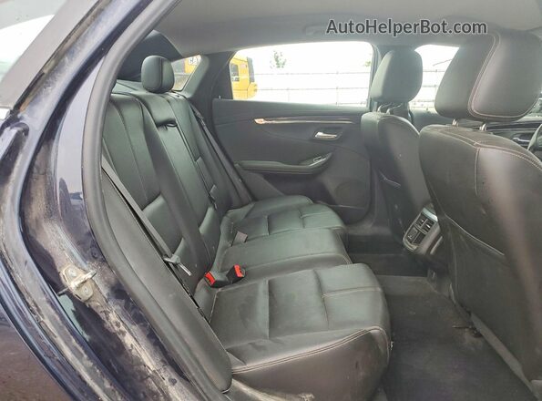 2G1105S30H9101199 2017 CHEVROLET IMPALA Blue Вид задніх сидінь