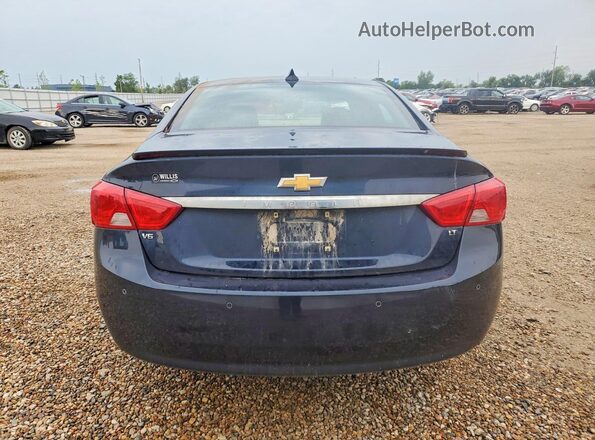2G1105S30H9101199 2017 CHEVROLET IMPALA Blue Вид ззаду