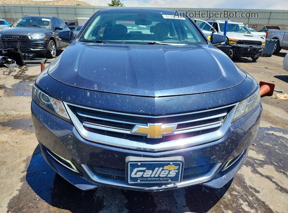 2G1105S30J9100043 2018 CHEVROLET IMPALA Blue წინა ხედი