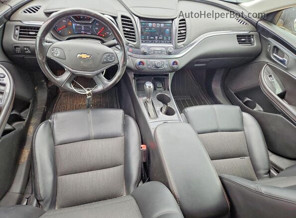 2G1105S30J9150845 2018 CHEVROLET IMPALA Black Вид панелі приладів