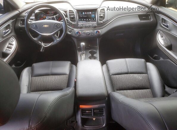 2G1105S30J9174322 2018 CHEVROLET IMPALA Gray Widok deski rozdzielczej