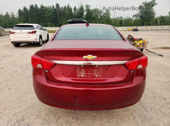 2G1105S31J9138980 2018 CHEVROLET IMPALA Red Widok z tyłu