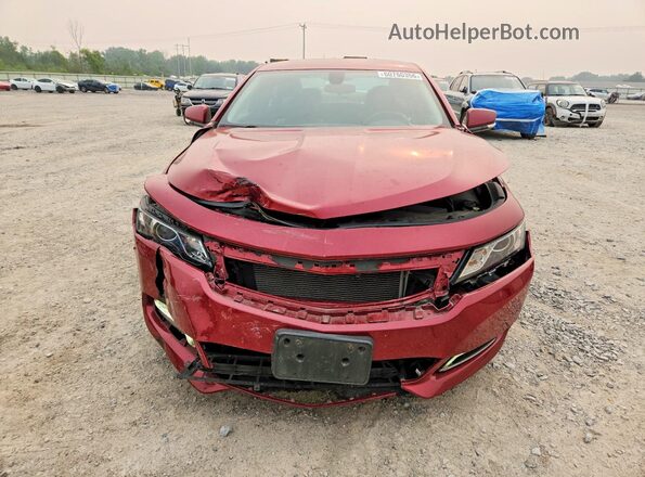 2G1105S31J9138980 2018 CHEVROLET IMPALA Red Widok z przodu