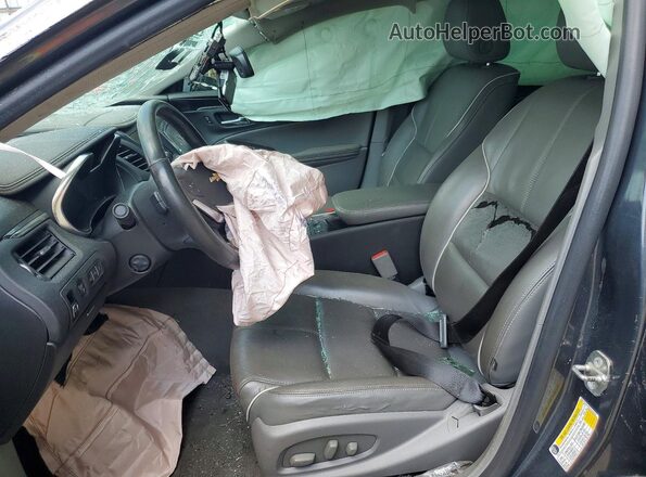 2G1105S31K9101722 2019 CHEVROLET IMPALA Gray Widok wnętrza z przodu