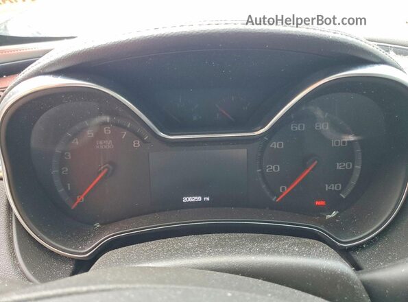 2G1105S31K9101722 2019 CHEVROLET IMPALA Gray Widok zestawu wskaźników
