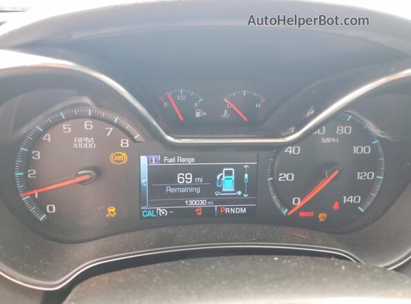2G1105S31K9142898 2019 CHEVROLET IMPALA Gray Вид щитка приладів