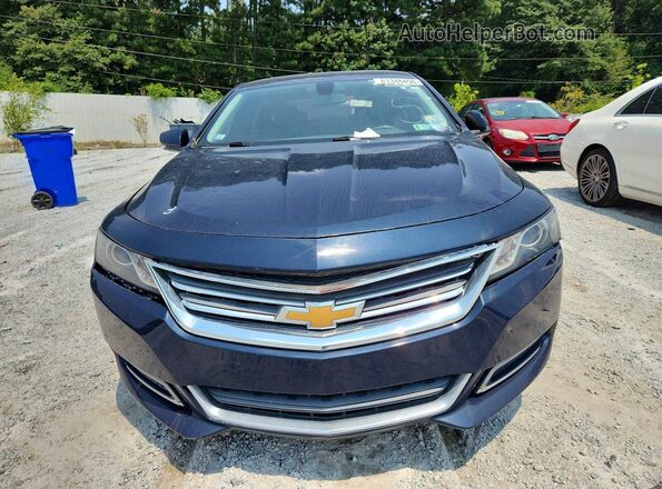 2G1105S32J9122450 2018 CHEVROLET IMPALA Blue Front view