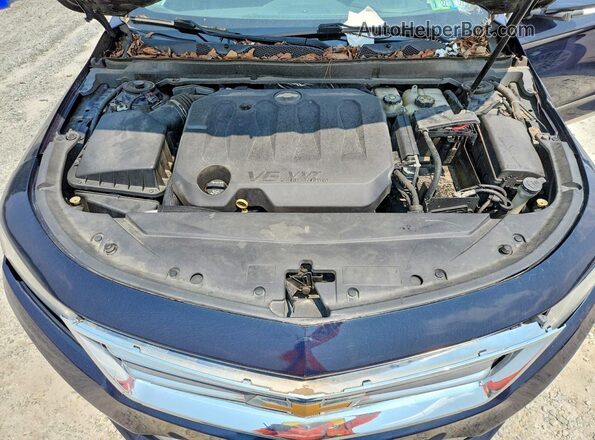 2G1105S32J9122450 2018 CHEVROLET IMPALA Blue Rear interior view