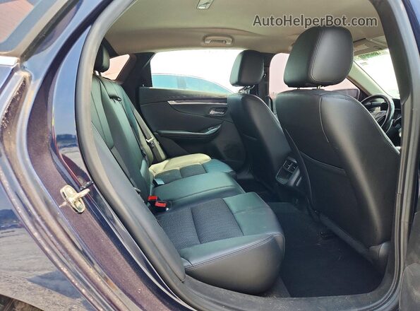 2G1105S32J9122450 2018 CHEVROLET IMPALA Blue Rear seats view