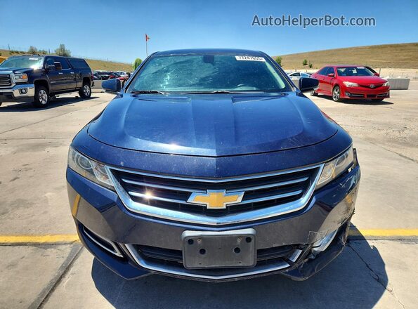 2G1105S32J9175536 2018 CHEVROLET IMPALA Blue წინა ხედი