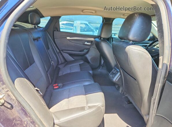2G1105S32J9175536 2018 CHEVROLET IMPALA Blue უკანა სავარძლების ხედი
