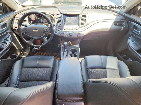 2G1105S32J9175536 2018 CHEVROLET IMPALA Blue წინა პანელის ხედი