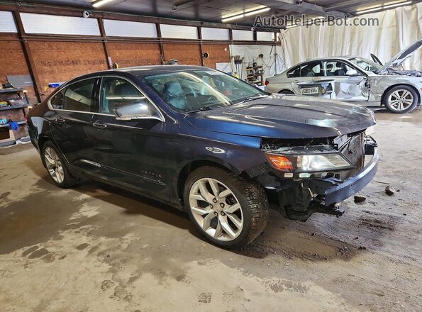 2G1105S32K9112888 2019 CHEVROLET IMPALA Синий Передняя правая четверть