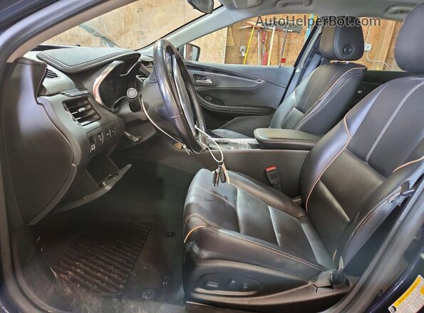 2G1105S32K9112888 2019 CHEVROLET IMPALA Синий Вид салона спереди